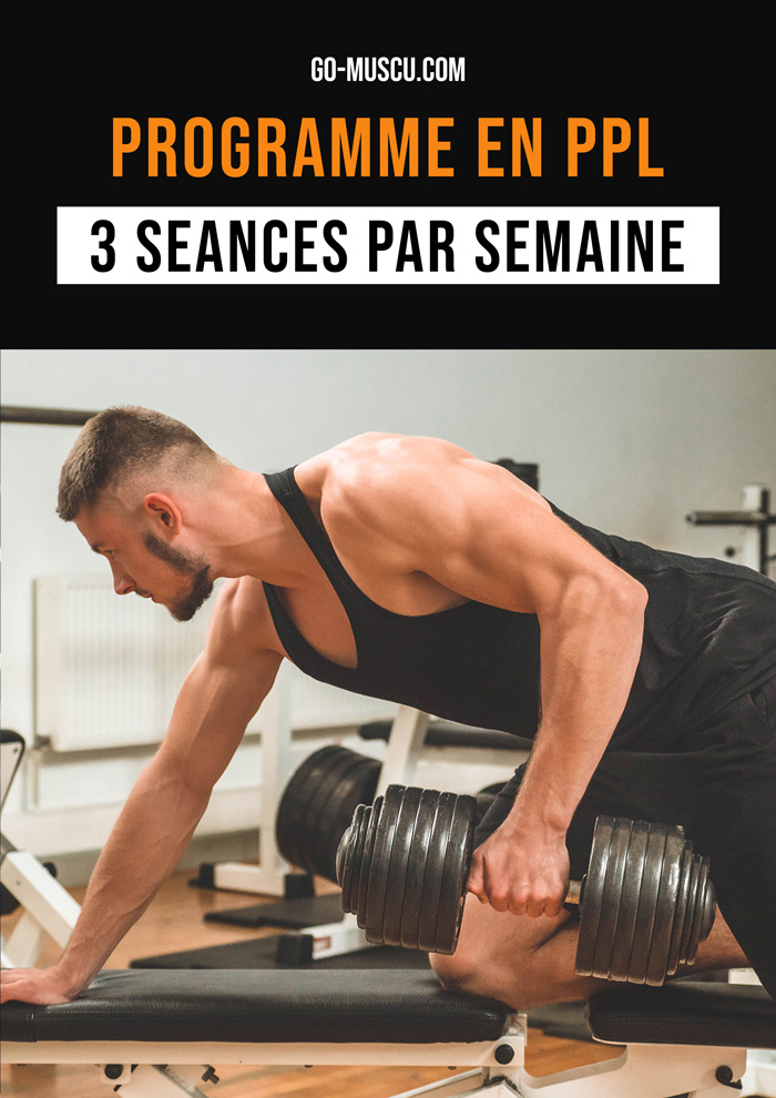 Programme de musculation gratuit en PPL avec 3 séances par semaine à télécharger